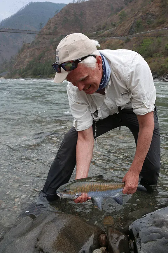 River landscape Bhutan